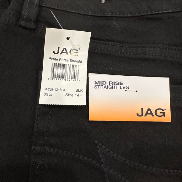 NWT JAG Jeans Petite Portia Straight Jeans (14P) - Picture 2 of 3